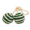 2 Pelotas con Cuerda x 4 UNIDADES 5 2 Pelotas Cuerda Sisal con Catnip 4 cm