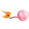 2 Pelotas Sonajero con Cola Plastico 4 cm
