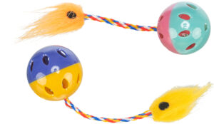 Set de Pelotas Sonajero con Cola 4 packs x 2 ud - Imagen 3