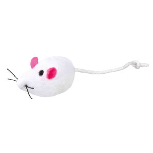 Set de Ratón Peluche con Cascabel x 4 UNIDADES - Imagen 2