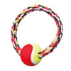 Anillo Cuerda con Pelota Tenis 4 Anilla de algodon con pelota tenis 18 cm 6 cm