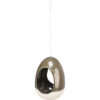 Bebedero para pajaros para colgar ceramica 150 ml 12 16 cm verde selva