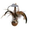 Bola con Plumas Siempre en Pie x 4 UNIDADES 3 Bola con pluma y sonido 15 cm