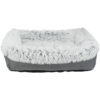 Cama Harvey 60 50 cm Gris Blanco Negro