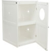 Casa para Gatos con 2 Pisos 53 90 58 cm Blanco