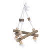 Columpio en Cuerda x 3 UNIDADES 5 Columpio Triangulo Natural Living 27 27 27 cm