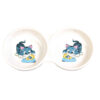 Comedero Ceramica Doble impresion 2 x 0 15 l 11 cm Blanco