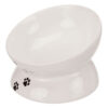 Comedero Ceramica Gatos 0 15 l 13 cm Blanco