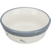 Comedero Ceramico Blanco Azul Gris 0 3 l 12 cm