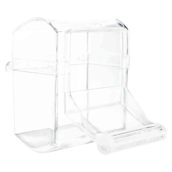 Comedero con Percha, Plástico x 4 UNIDADES