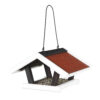 Comedero Pajaros Natura 30 18 28 cm Negro Blanco