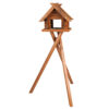 Comedero Pájaros con Cabaña de Madera 3 Comedero Pajaros Natura Pie 47 40 36 cm 1 40 m