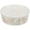 Comedero de ceramica 0 3 l 12 cm Blanco Taupe