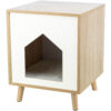 CuevaIsa 40 50 40 cm Marron claro Blanco