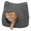 Cueva Suave Cat Fieltro 38 35 37 cm Gris oscuro