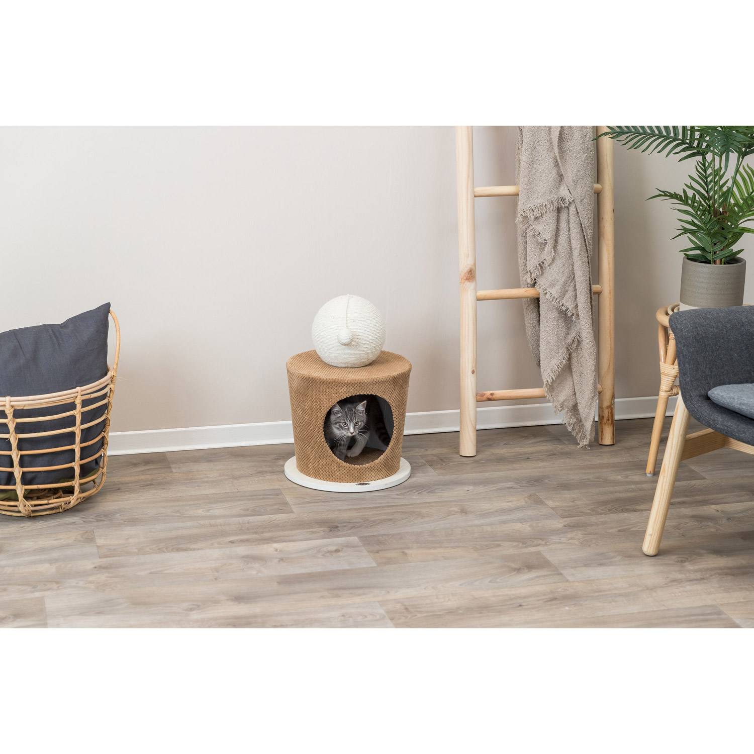 Cueva de mimos con bola de rascar - Imagen 6