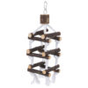 Escalera Pajaros Natural Living 34 cm con gancho