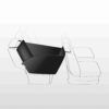 Funda Asiento Coche con Laterales 0 5 x 1 45 m Negro