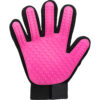 Guante Masaje Cepillado para Gatos Rosa Negro 16 24 cm