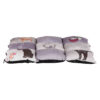 Manta Patchwork para Gatos 45 55 cm Gris