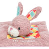 Conejo Peluche con Mantita Junior 7 Mantita conejo JUNIOR tejido 13 13 cm