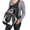 Mochila frontal Savina Nylon 30 x 33 x 26 cm Negro Gris