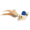 Pajaro con Plumas y Catnip Peluche 8 cm