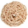 Pelota Mimbre con Cascabel 4 cm