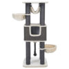Poste Rascador Amadeus XXL 174 cm Blanco Gris
