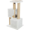 Poste Rascador BE NORDIC Skadi 114 cm Blanco