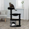 Poste Rascador Giada 112 cm Negro Blanco