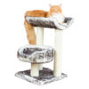 Poste Rascador Isaba 62 cm Negro Blanco