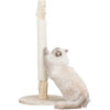 Poste rascador madera natural 93 cm Beige