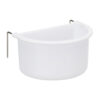 Set de Comederos Colgantes con Alambres para Enganchar, Plástico 4packs x 2ud 5 Set Comederos Gancho 75 y 85 ml 2 uds