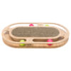 Tabla Carton Rascadora con juguetes lana Catnip 46 4 25 cm