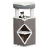 Torre Rascador Arma 98 cm Gris claro Gris