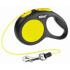 flexi New CLASSIC Neon Cuerda enrollable XS 3 m Negro Neon