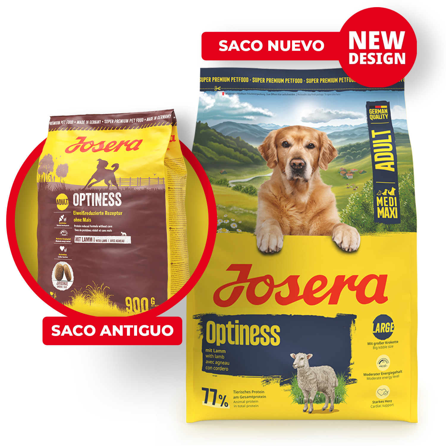 Josera Optiness con cordero