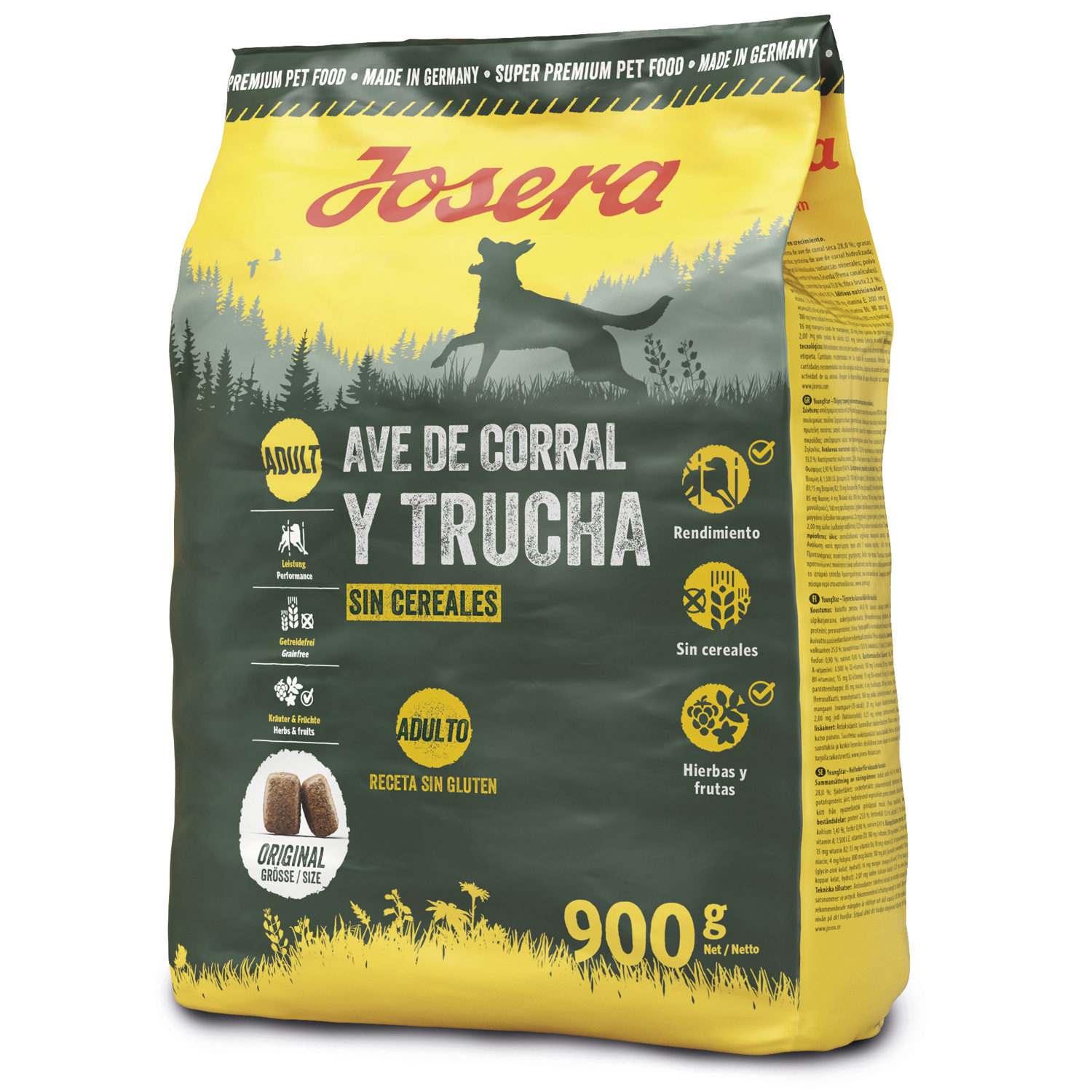 Joseta ave de corral y trucha