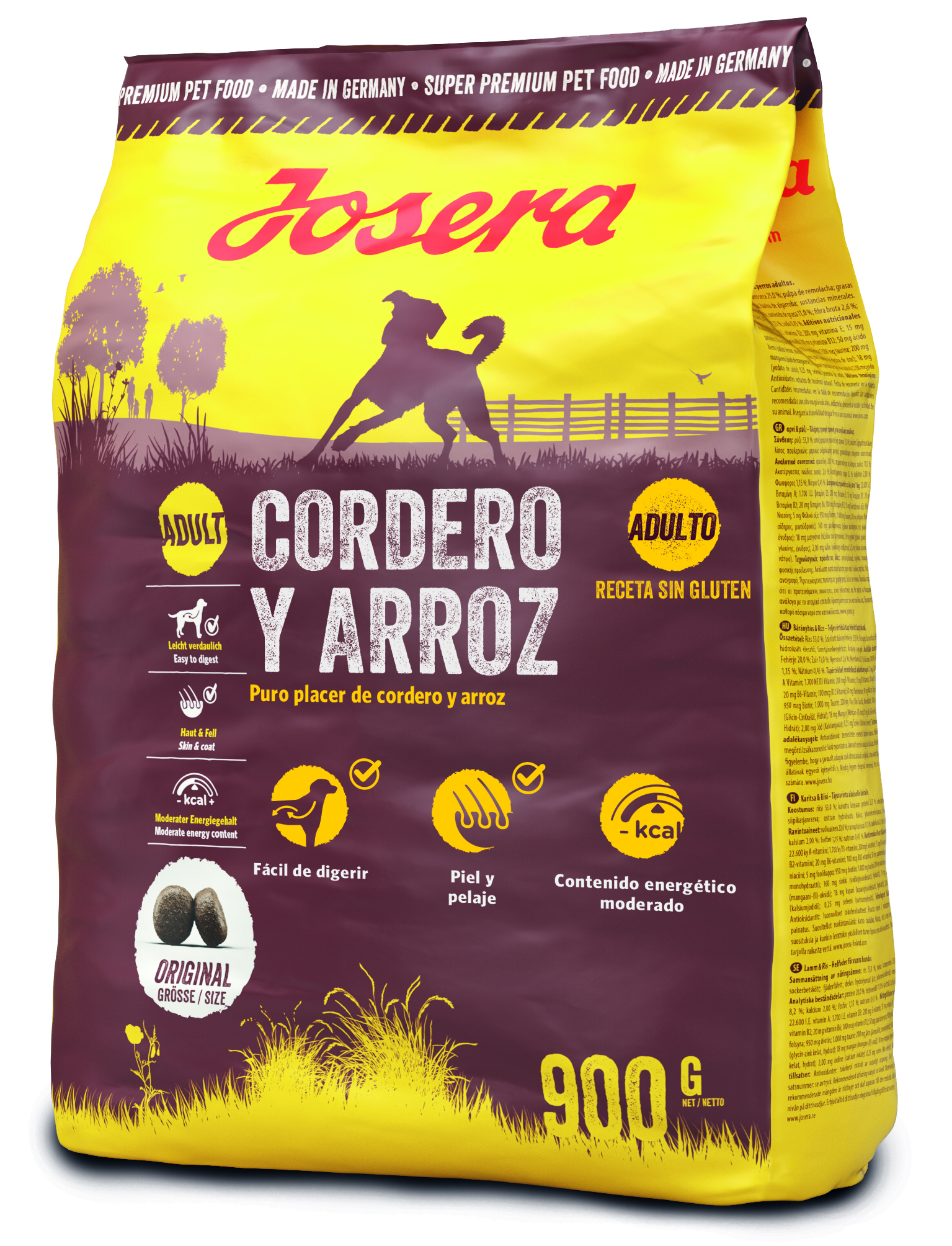 josera cordero y arroz